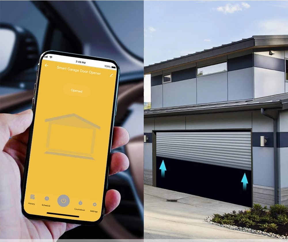   تصنيع وتركيب أبواب رول تعمل بالموبايل والواي فاي